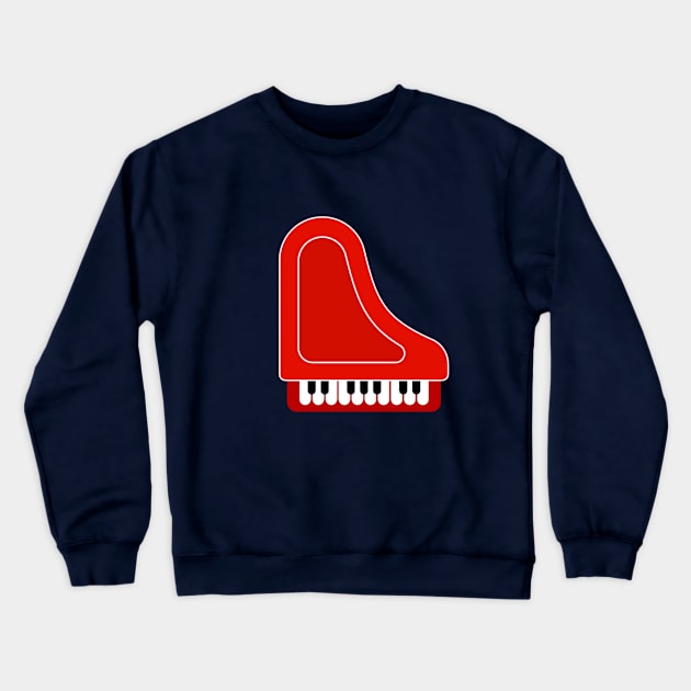 Sonokinetic Grand Piano Crewneck Sweatshirt by sonokinetic